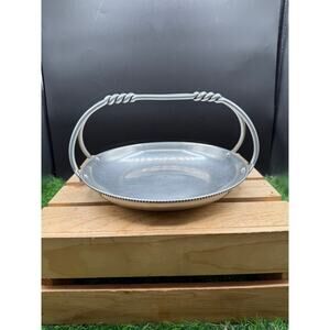 Vintage BW Buenilum Aluminum Tray Bowl – Twisted Design Handle